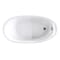 Aqua Eden 51.75 L, 27.13 W, Glossy White, Acrylic VTOV512730S - alternate 3